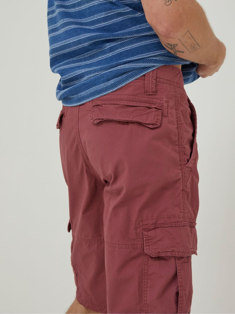 FatFace Pink Bude Lightweight Cargo Shorts - Image 2 of 5