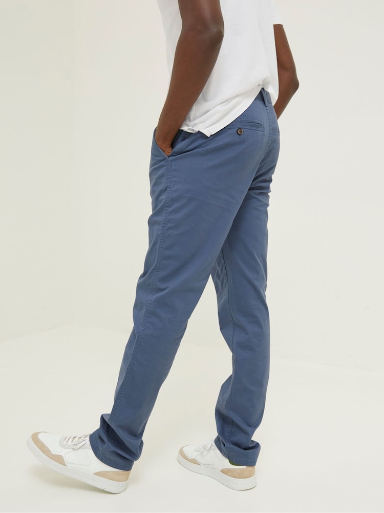 FatFace Blue Heyshott Slim Stretch Chinos - Image 2 of 4 FatFace Blue Heyshott Slim Stretch Chinos - Image 2 of 4