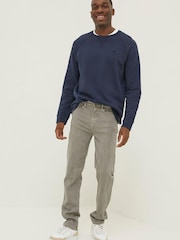 FatFace Grey Slim Five Pocket Jeans - Image 3 of 5