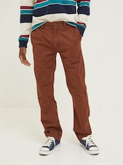 FatFace Brown Modern Coastal Chinos - Image 1 of 3