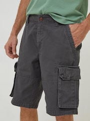 FatFace Grey Breakyard Cargo Shorts - Image 1 of 4