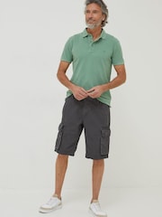 FatFace Grey Breakyard Cargo Shorts - Image 3 of 4