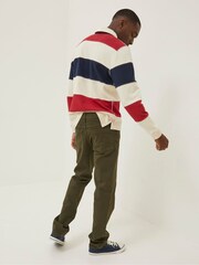 FatFace Green Slim Salcombe Trousers - Image 2 of 4