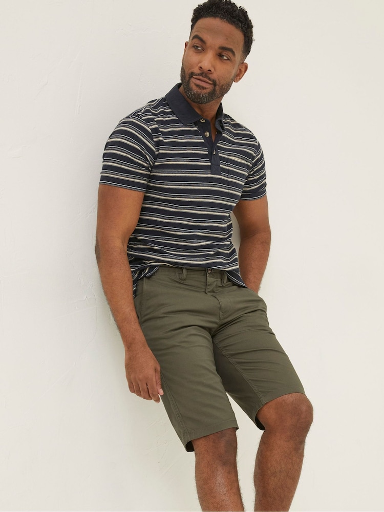 FatFace Green Mawes Chino Shorts - Image 1 of 4