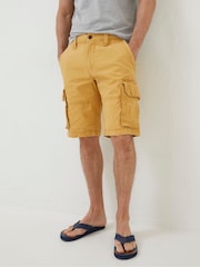 FatFace Yellow Breakyard Cargo Shorts - Image 1 of 5