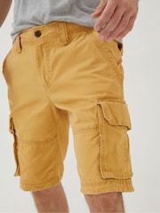 FatFace Yellow Breakyard Cargo Shorts - Image 4 of 5