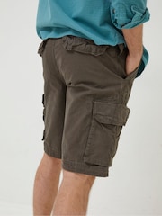 FatFace Brown Breakyard Cargo Shorts - Image 2 of 5