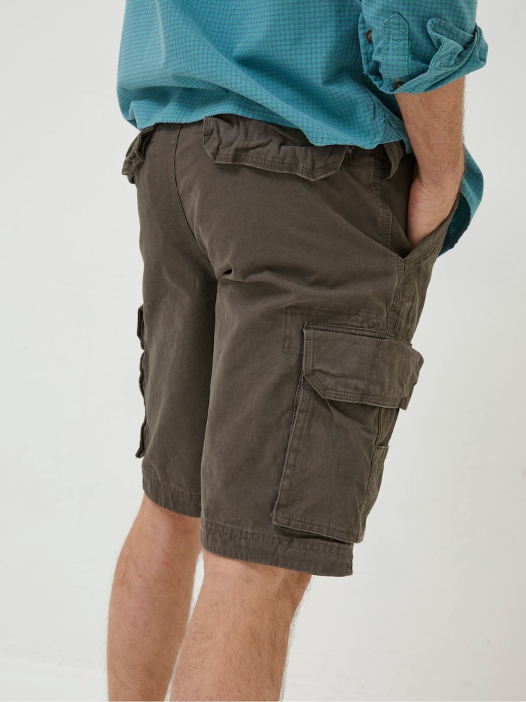 FatFace Brown Breakyard Cargo Shorts - Image 2 of 5