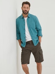 FatFace Brown Breakyard Cargo Shorts - Image 3 of 5