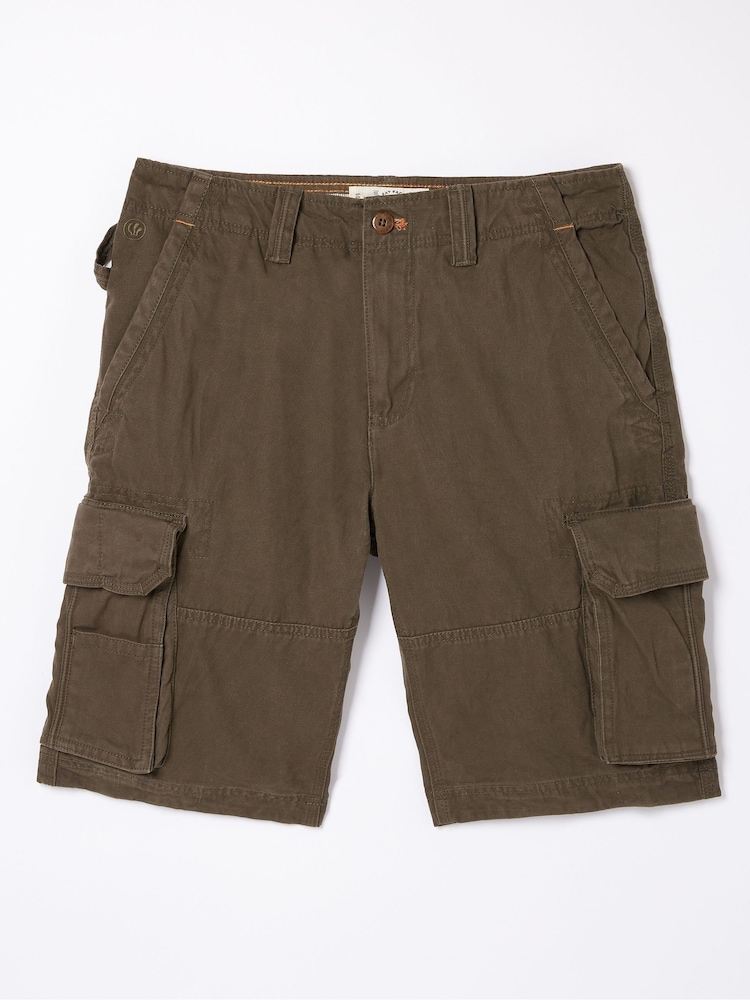 FatFace Brown Breakyard Cargo Shorts - Image 5 of 5