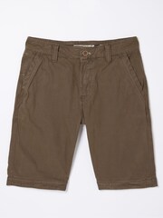 FatFace Brown Cove Flat Front Shorts - Image 4 of 4