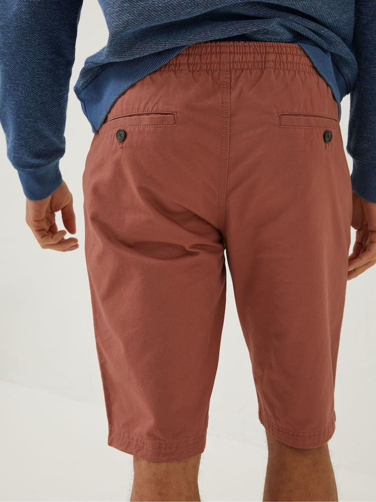 FatFace Orange Seaton Pull-On Shorts - Image 2 of 4 FatFace Orange Seaton Pull-On Shorts - Image 2 of 4
