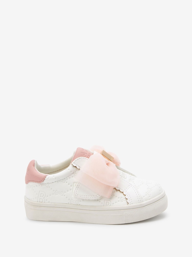 Weiß - Baker by Ted Baker Turnschuhe mit Organzaschleife für Mädchen - Bild 1 von 5 Weiß - Baker by Ted Baker Turnschuhe mit Organzaschleife für Mädchen - Bild 1 von 5
