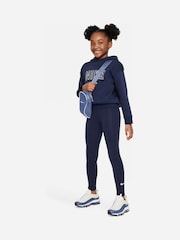 Nike Navy Logo Tape High Waisted Leggings - Image 3 of 5
