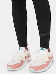 Nike Black Logo Tape High Waisted Leggings - Image 4 of 10