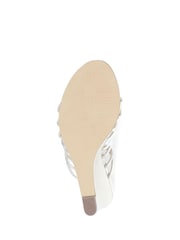 Jones Bootmaker Gold Laurella Leather Gladiator Wedges - Image 6 of 6