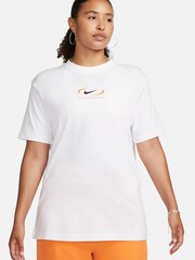 Weiß - Nike Vintage Oversized-T-Shirt - Bild 1 von 4