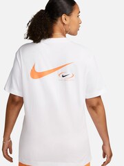 Weiß - Nike Vintage Oversized-T-Shirt - Bild 2 von 4