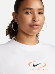 Weiß - Nike Vintage Oversized-T-Shirt - Bild 4 von 4