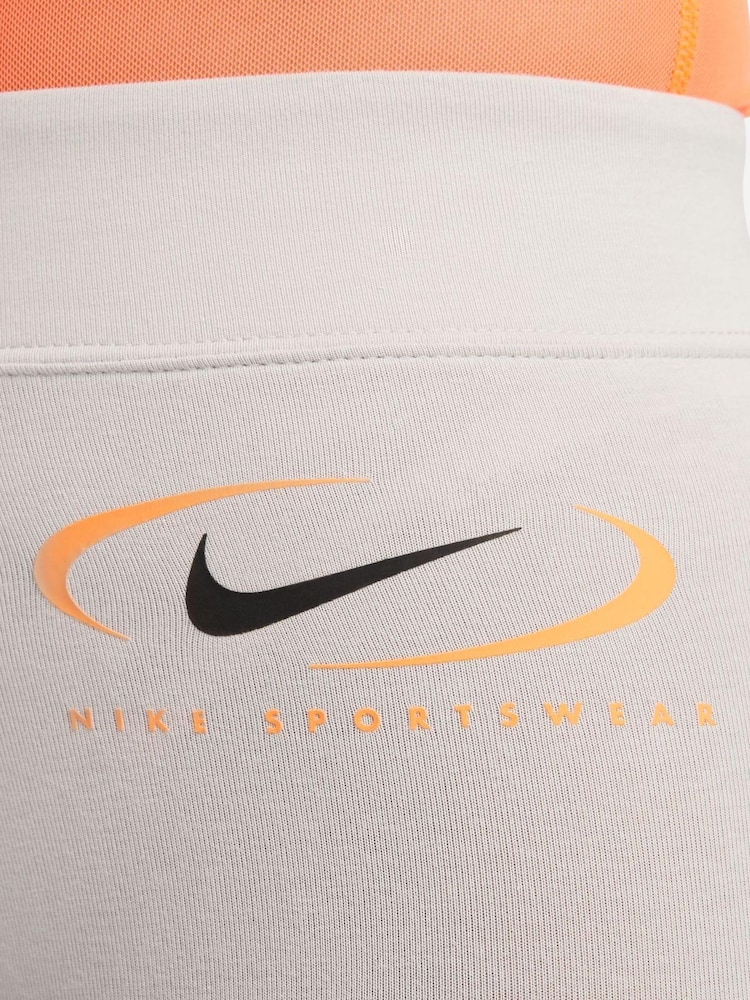 Nike Grey High Rise Vintage Leggings - Image 5 of 5