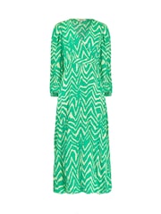Ro&Zo Green Zig Zag Print Midi Dress - Image 5 of 5