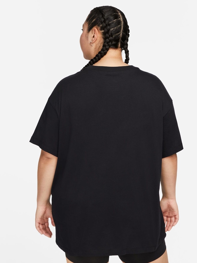 Nike Black Curve Sportswear Essential T-Shirt - Image 2 of 5