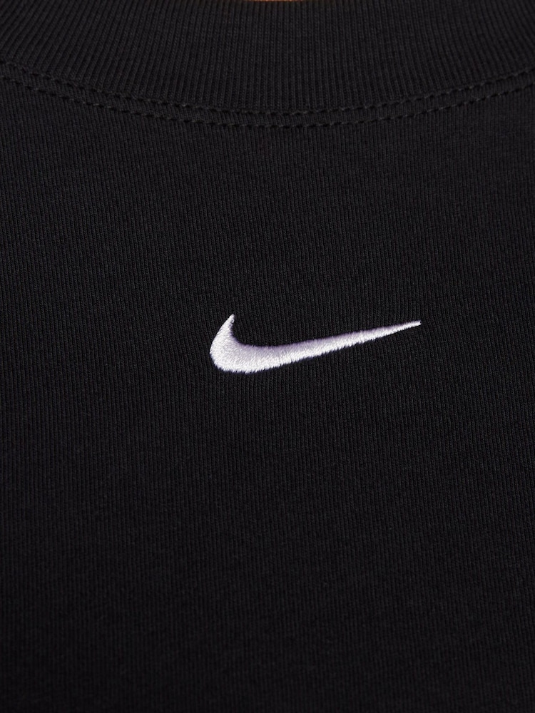 Nike Black Curve Sportswear Essential T-Shirt - Image 5 of 5