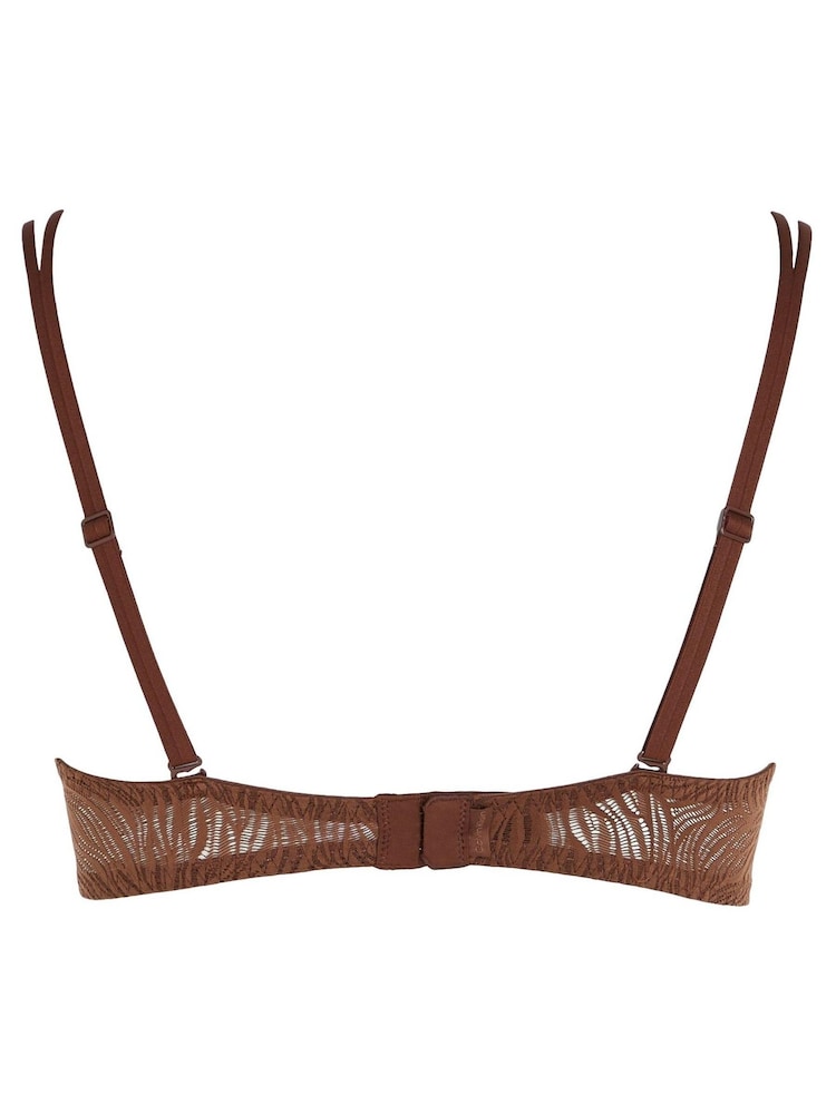 Calvin Klein Natural Sheer Marquisette Lace Demi Bra - Image 6 of 6