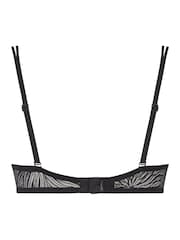 Calvin Klein Black Sheer Marquisette Lace Demi Bra - Image 3 of 3