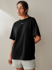 Nike Black Sportswear Essential T-Shirt - Image 1 of 6