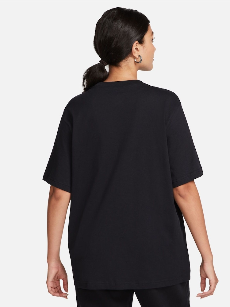 Nike Black Sportswear Essential T-Shirt - Image 3 of 6