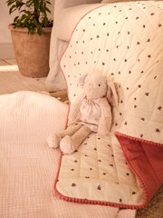 Pink Floral Blanket - Image 2 of 2