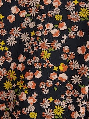 Black Floral High Neck Top (3-16yrs) - Image 7 of 7
