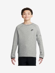 Серый - Флисовый свитшот Nike Tech - Image 1 of 8