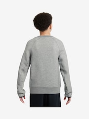 Серый - Флисовый свитшот Nike Tech - Image 2 of 8