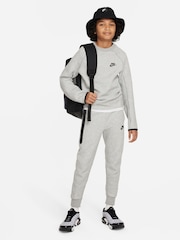 Серый - Флисовый свитшот Nike Tech - Image 3 of 8