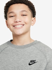 Серый - Флисовый свитшот Nike Tech - Image 4 of 8