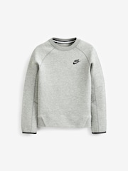 Серый - Флисовый свитшот Nike Tech - Image 6 of 8