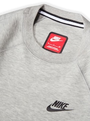 Серый - Флисовый свитшот Nike Tech - Image 7 of 8