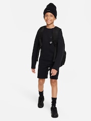 Nike Black Tech Fleece Sweatshirt - Image 3 of 7