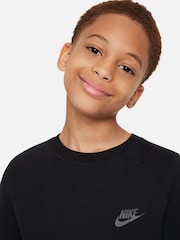 Nike Black Tech Fleece Sweatshirt - Image 4 of 7