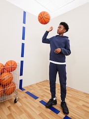 Nike Blue Tech Fleece Overhead Hoodie - Image 4 of 7