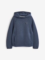 Nike Blue Tech Fleece Overhead Hoodie - Image 5 of 7