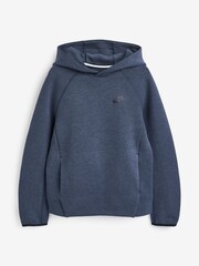Nike Blue Tech Fleece Overhead Hoodie - Image 7 of 7