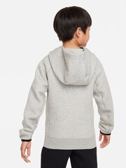 Nike Grey Tech Fleece Overhead Hoodie - Image 3 of 8