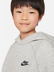 Nike Grey Tech Fleece Overhead Hoodie - Image 4 of 8