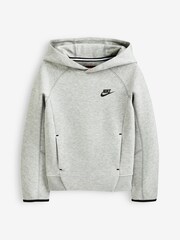 Nike Grey Tech Fleece Overhead Hoodie - Image 8 of 8