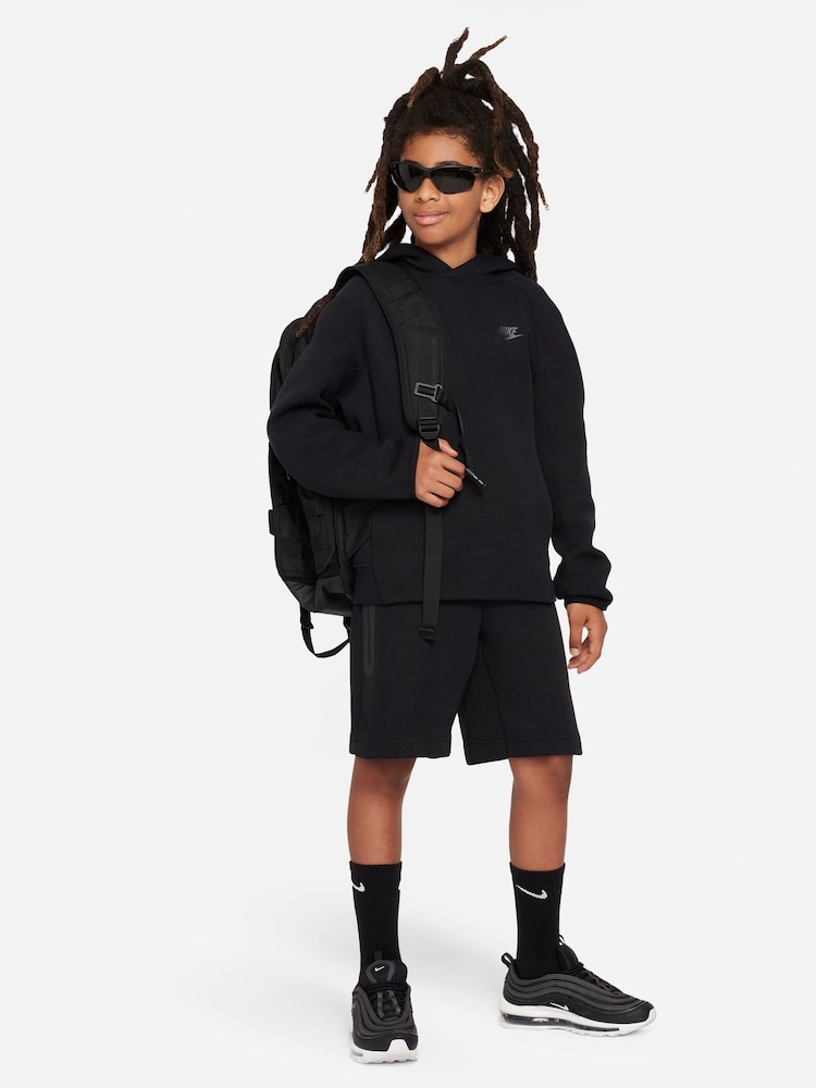 Nike Charcoal Grey/Black Tech Fleece Overhead Hoodie - Image 5 of 5