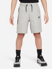 Gris oscuro jaspeado - Pantalones cortos de polar Tech de Nike - Imagen 1 de 5