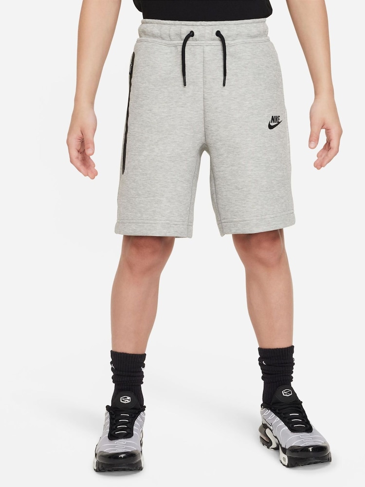 Gris oscuro jaspeado - Pantalones cortos de polar Tech de Nike - Imagen 1 de 5